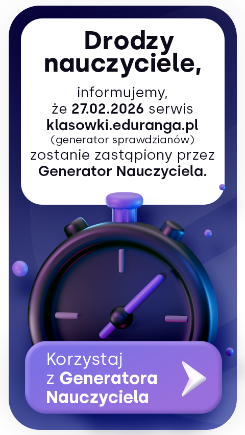 Korzystaj z Generatora Nauczyciela